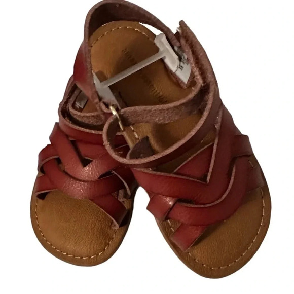 NWT Toddler Girls Sandals Open Toe Princess Flat Summer Sandals - Picture 4 of 5